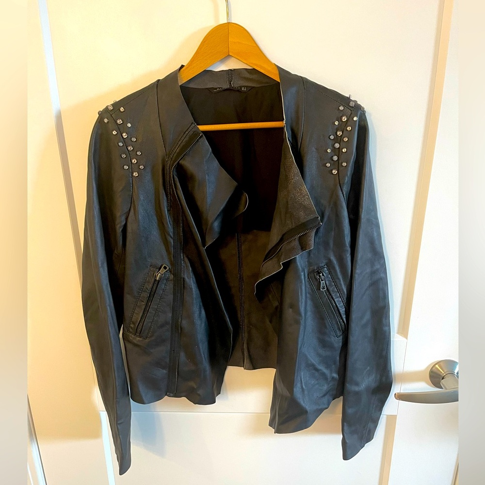Zara leather jacket